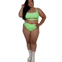 Dippin Daisies Recycled Fabric Malibu BB Cutout Crop Top 88 Dippin Daisies Recycled Fabric Malibu BB Cutout Crop Top