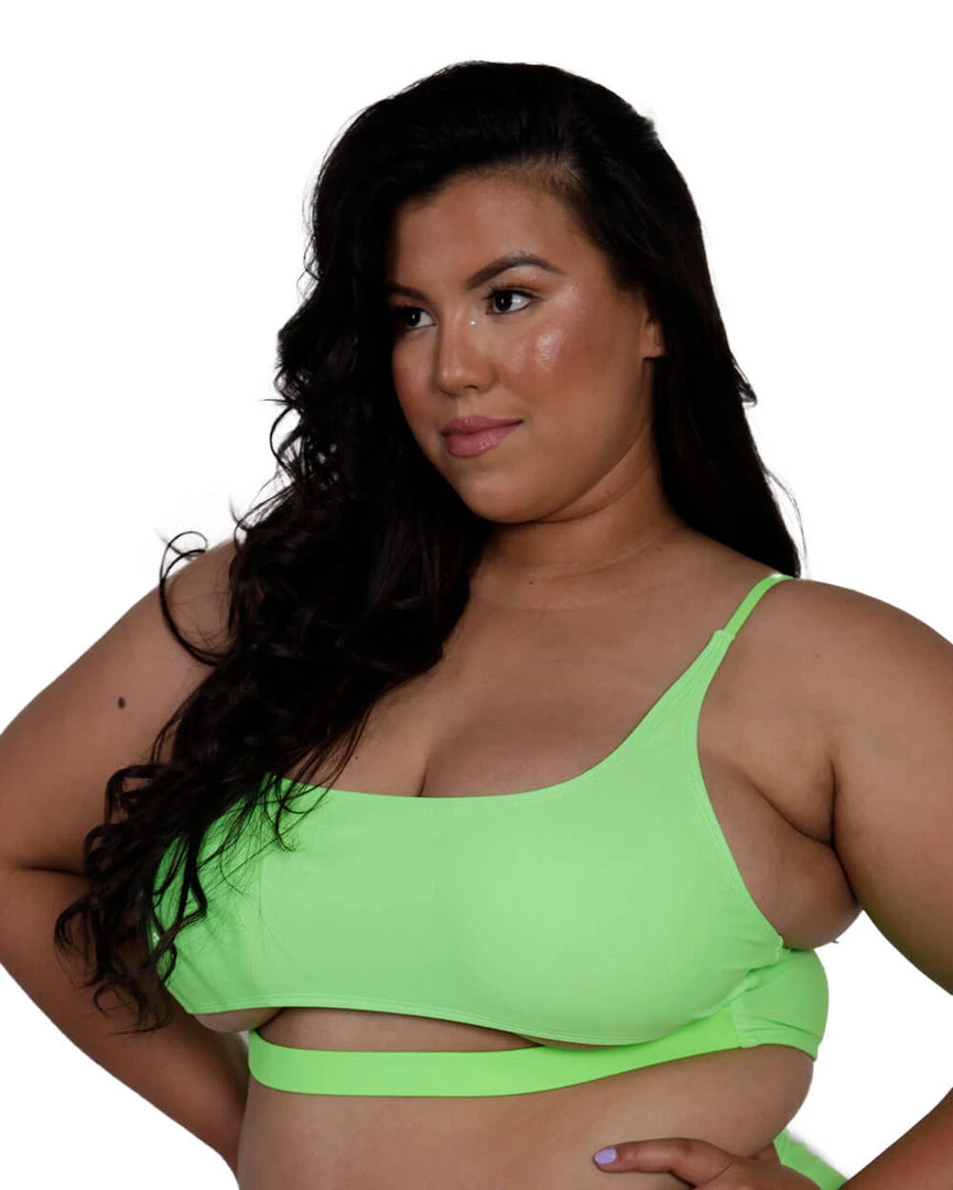 Dippin Daisies Recycled Fabric Malibu BB Cutout Crop Top 40 Dippin Daisies Recycled Fabric Malibu BB Cutout Crop Top