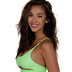 Dippin Daisies Recycled Fabric Malibu BB Cutout Crop Top 83 Dippin Daisies Recycled Fabric Malibu BB Cutout Crop Top