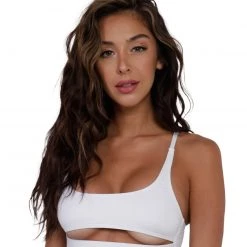 Dippin Daisies Recycled Fabric Malibu BB Cutout Crop Top 74 Dippin Daisies Recycled Fabric Malibu BB Cutout Crop Top