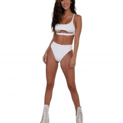 Dippin Daisies Recycled Fabric Malibu BB Cutout Crop Top 76 Dippin Daisies Recycled Fabric Malibu BB Cutout Crop Top