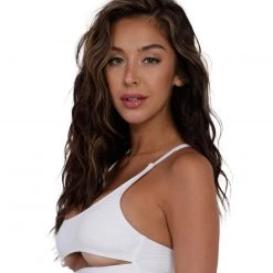 Dippin Daisies Recycled Fabric Malibu BB Cutout Crop Top 75 Dippin Daisies Recycled Fabric Malibu BB Cutout Crop Top