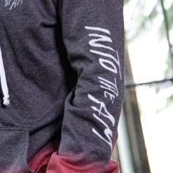 INTO THE AM Red Horizon Tie-Dye Hoodie Men 10 INTO THE AM Red Horizon Tie-Dye Hoodie Men