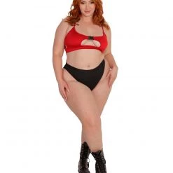 Day G Red As A Cherry Cut Out Speed Clasp Top Clothing