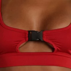 Day G Red As A Cherry Cut Out Speed Clasp Top Clothing