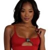 Day G Red As A Cherry Cut Out Speed Clasp Top Clothing