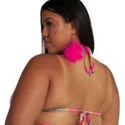 Cherry Mellow, Inc. Clothing Retro Trip Daisy O-Ring Bikini Top