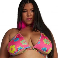 Cherry Mellow, Inc. Clothing Retro Trip Daisy O-Ring Bikini Top