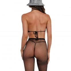 Trinity Tribe Ride'n Flirty Rhinestone Mesh Biker Shorts Set