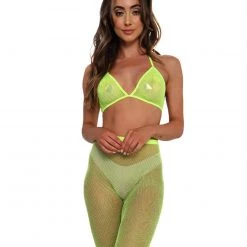 Trinity Tribe Ride'n Flirty Rhinestone Mesh Biker Shorts Set