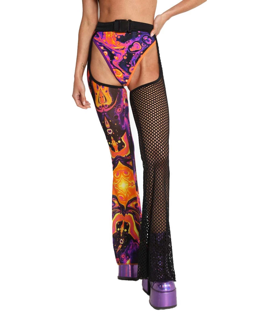 New Arrivals Rolita Couture X IHR Mesh Hazard Bath Ride Em Bell Chaps 3 New Arrivals Rolita Couture X IHR Mesh Hazard Bath Ride Em Bell Chaps