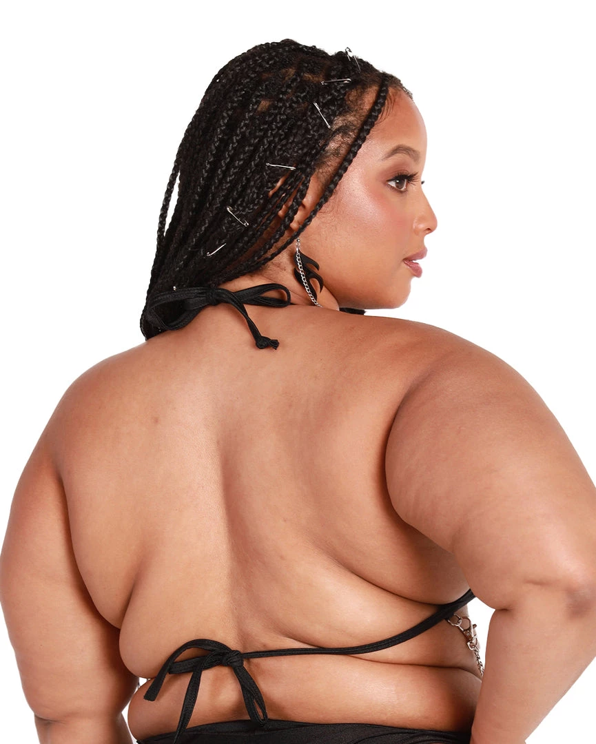 Rolita Couture X IHR Black Rebel Chain Top Clothing 16 Rolita Couture X IHR Black Rebel Chain Top Clothing