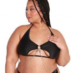 Rolita Couture X IHR Black Rebel Chain Top Clothing 25 Rolita Couture X IHR Black Rebel Chain Top Clothing