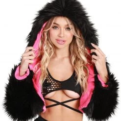 Rolita Couture Fur Crop Jacket