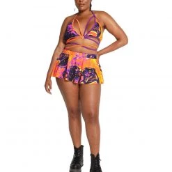 New Arrivals Rolita Couture Hazard Bath Bad Girl Mini Skirt