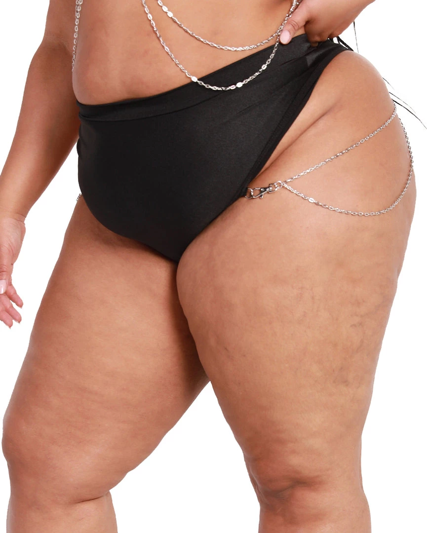 Rolita Couture X IHR Black Bootylicious Chain Thong Bottoms 19 Rolita Couture X IHR Black Bootylicious Chain Thong Bottoms