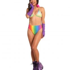 New Arrivals Roma Born This Way Rainbow Hi-Waisted Bottoms 8 New Arrivals Roma Born This Way Rainbow Hi-Waisted Bottoms