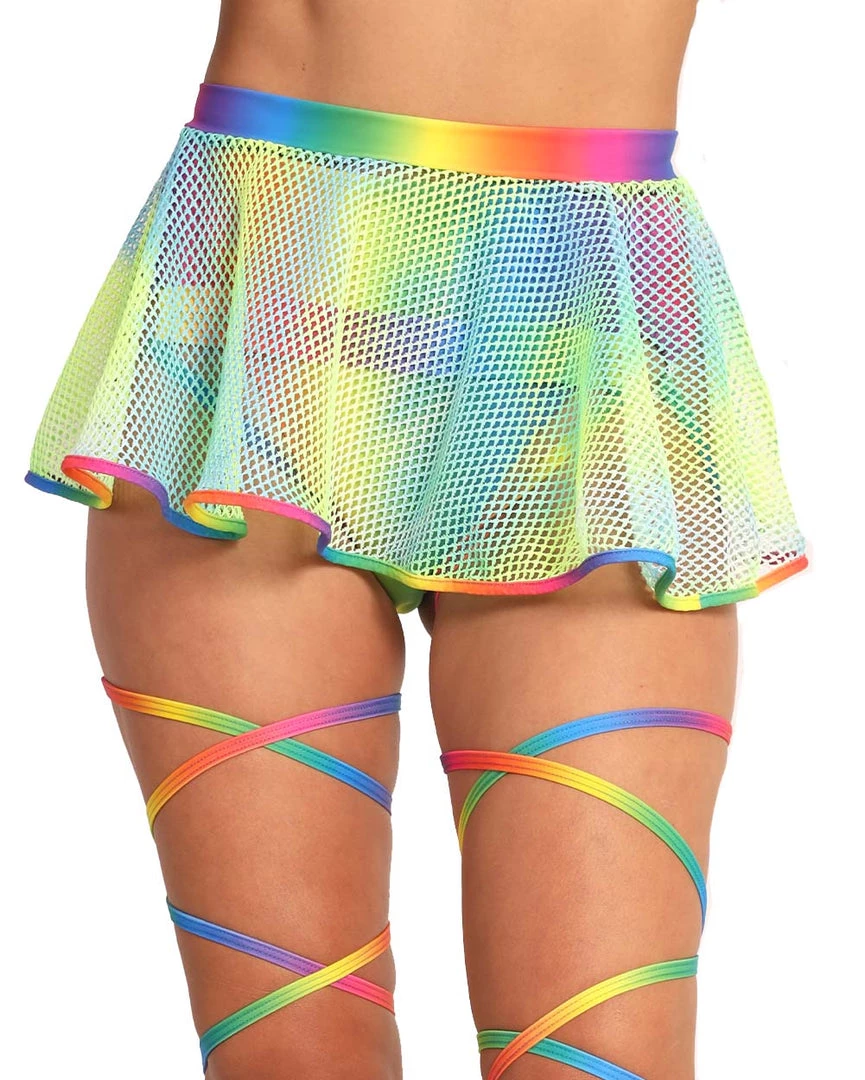 New Arrivals Roma Happy Pride Mesh Mini Skirt 3 New Arrivals Roma Happy Pride Mesh Mini Skirt