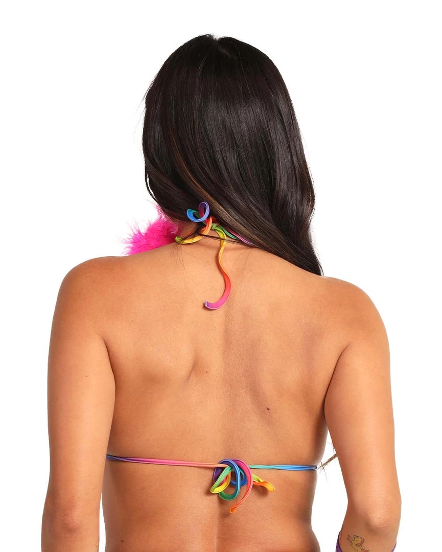 Roma Happy Pride Mesh Triangle Top 6 Roma Happy Pride Mesh Triangle Top