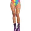 New Arrivals Roma Happy Pride Pair Of Rainbow Leg Wraps