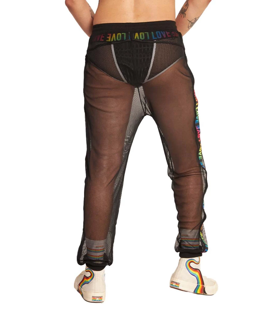 Roma Love Is Love Men's Fishnet Joggers New Arrivals 6 Roma Love Is Love Men's Fishnet Joggers New Arrivals