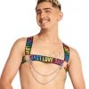 Roma Rainbow Disco Chain Harness