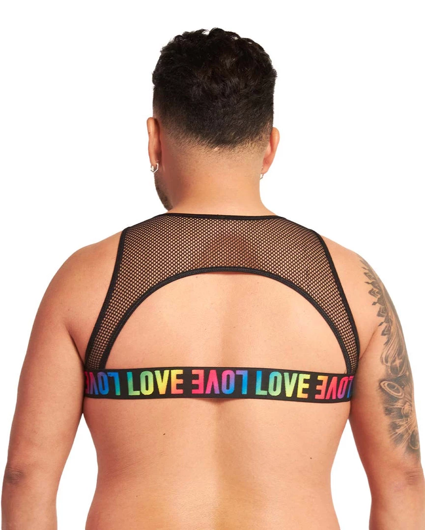 New Arrivals Roma Rainbow Disco Fishnet Harness 7 New Arrivals Roma Rainbow Disco Fishnet Harness