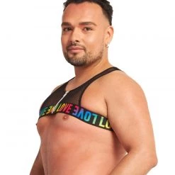 New Arrivals Roma Rainbow Disco Fishnet Harness 10 New Arrivals Roma Rainbow Disco Fishnet Harness