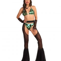 Roma Wicked Thing Mesh Bell Bottom Chaps 17 Roma Wicked Thing Mesh Bell Bottom Chaps