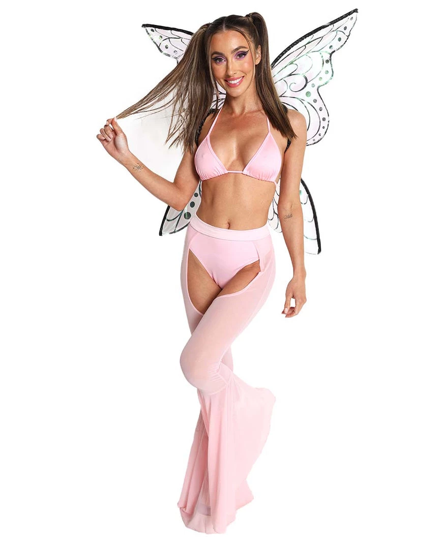 Roma Wicked Thing Mesh Bell Bottom Chaps 11 Roma Wicked Thing Mesh Bell Bottom Chaps