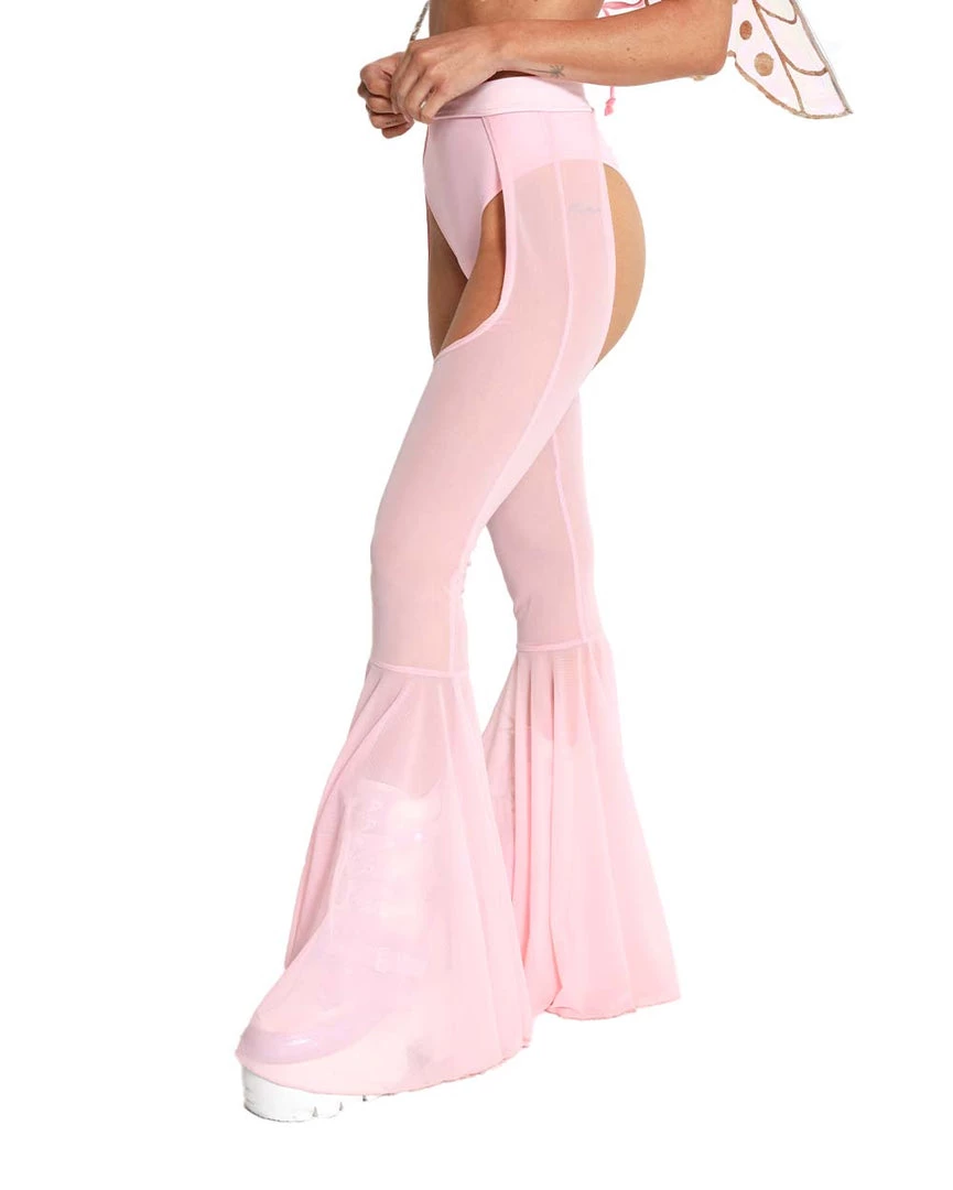 Roma Wicked Thing Mesh Bell Bottom Chaps 10 Roma Wicked Thing Mesh Bell Bottom Chaps