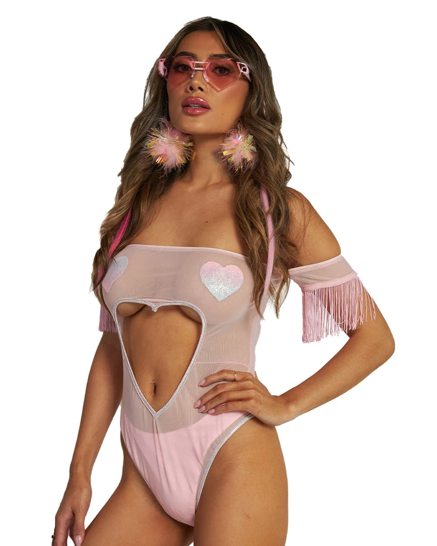 Roma X IHR Be Mine Cutout Mesh Bodysuit 6 Roma X IHR Be Mine Cutout Mesh Bodysuit