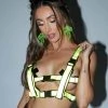 Western Fashion New Arrivals Rush Hour Neon Chest Harness 2 Western Fashion New Arrivals Rush Hour Neon Chest Harness