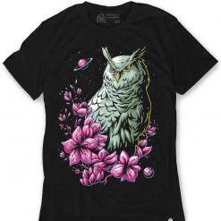INTO THE AM Men Sakura Owl Tee