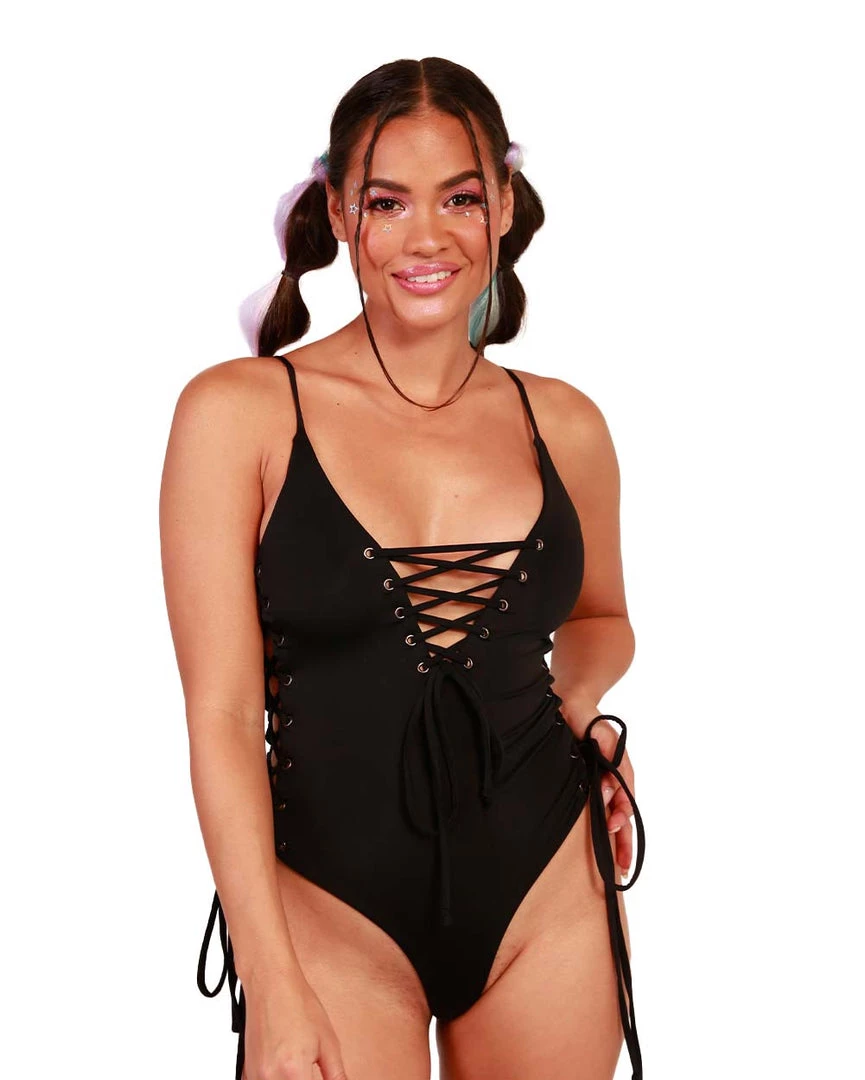 Hot & Delicious Black Bead Clothing Saucy Spectacular Playsuit 3 Hot & Delicious Black Bead Clothing Saucy Spectacular Playsuit