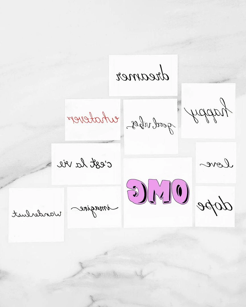 INKED By Dani Accessories The Sayings Temporary Tattoo Pack 3 INKED By Dani Accessories The Sayings Temporary Tattoo Pack