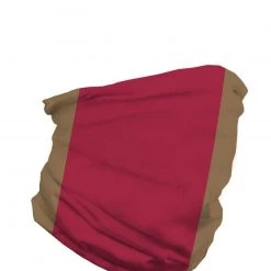 INTO THE AM Masks & Bandanas Scarlet Red And Metallic Gold Seamless Mask Bandana