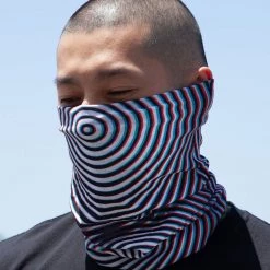INTO THE AM Optical Illusion Seamless Mask Bandana Masks & Bandanas