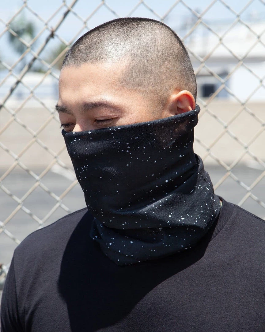 INTO THE AM Paint Splatter Black Seamless Mask Bandana Masks & Bandanas 5 INTO THE AM Paint Splatter Black Seamless Mask Bandana Masks & Bandanas