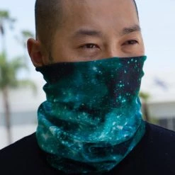 INTO THE AM Team Electric Seamless Mask Bandana Masks & Bandanas
