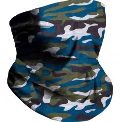 INTO THE AM Blue Camo Seamless Mask Bandana