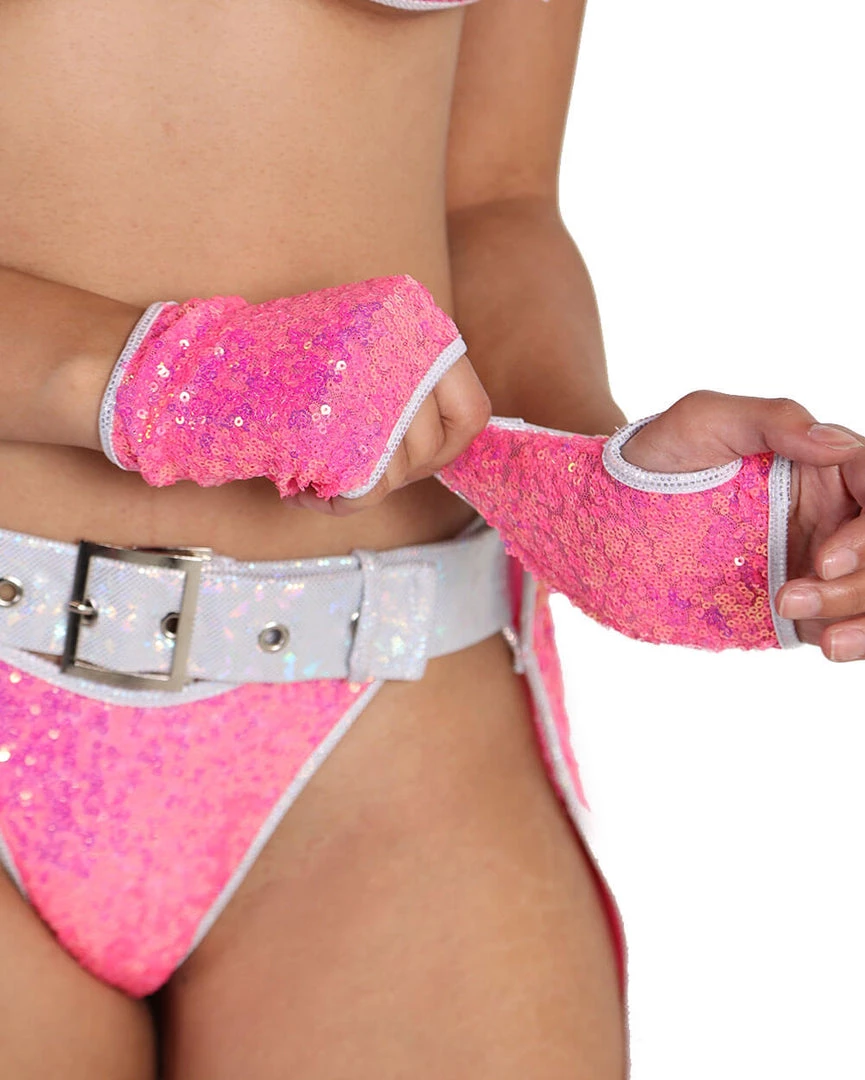 Roma She's Stunt'n In Sequin Gloves Accessories 3 Roma She's Stunt'n In Sequin Gloves Accessories