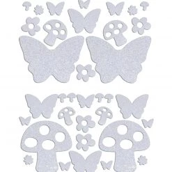 Sasswear X IHR Shroom Party Reflective Pasties And Body Stickers Set Trending Now
