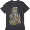 INTO THE AM Men Skeletal Bloom Tee