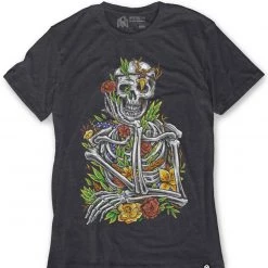 INTO THE AM Men Skeletal Bloom Tee