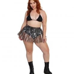 OhYes Sky Full Of Stars PVC Mini Skirt Clothing