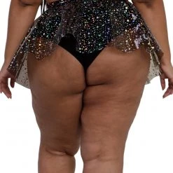 OhYes Sky Full Of Stars PVC Mini Skirt Clothing