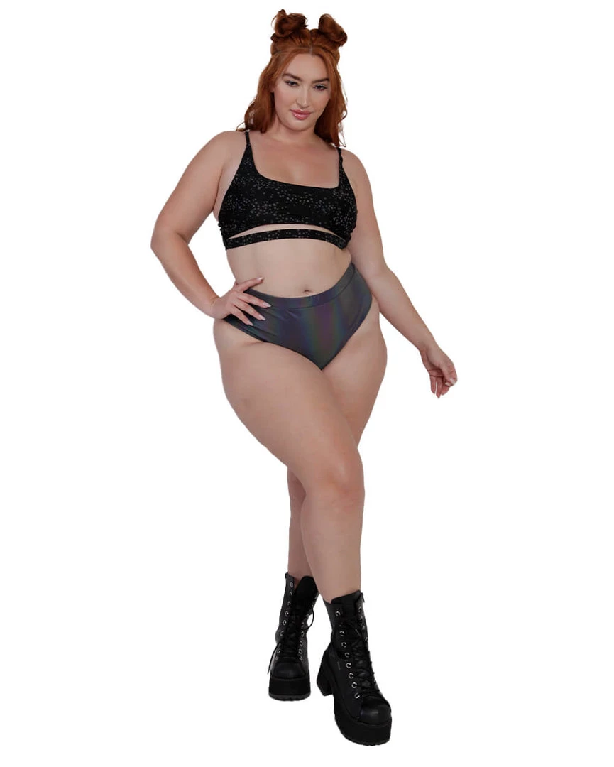 Dippin Daisies Clothing Sleepwalker Reflective High-Cut Bottoms 11 Dippin Daisies Clothing Sleepwalker Reflective High-Cut Bottoms