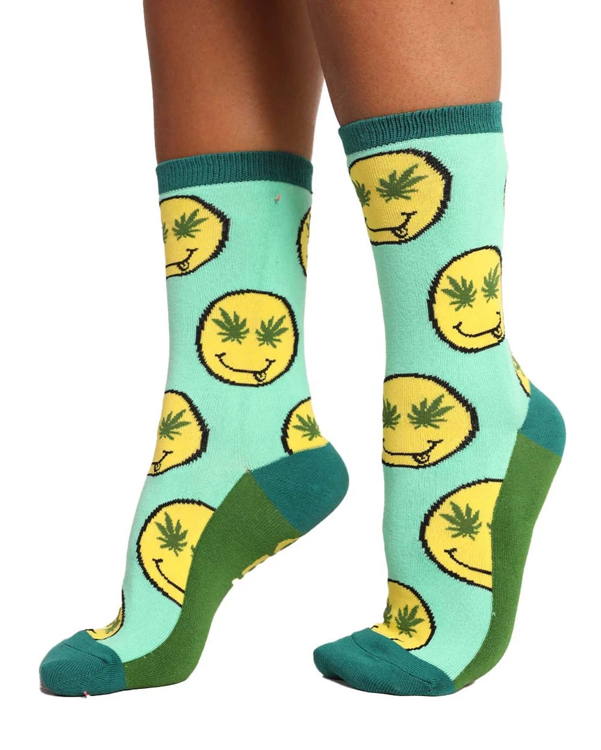 JY Designs And Creations Smile If You're High Socks Accessories 3 JY Designs And Creations Smile If You're High Socks Accessories