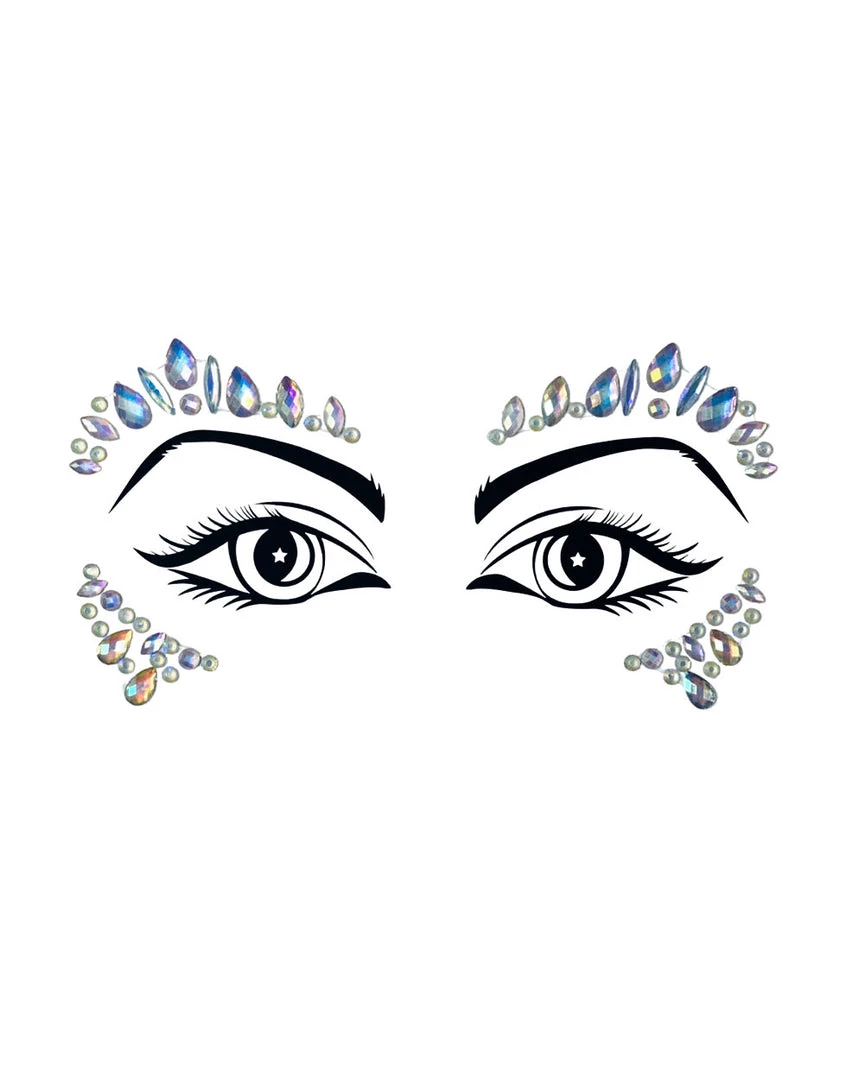 Lunautics Solar Flare Glow-in-the-Dark Face Jewels 3 Lunautics Solar Flare Glow-in-the-Dark Face Jewels